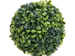 vidaXL Künstliche Buchsbäume 2 Stk mit Topf Kugelform Grün 56 cm