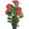 Sale vidaXL Künstliche Hortensie mit Topf 60 cm Rot