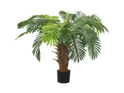 Clearance vidaXL Künstliche Palme Cycas mit Topf 90 cm Grün