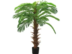 Best vidaXL Künstliche Palme Cycas mit Topf 140 cm Grün
