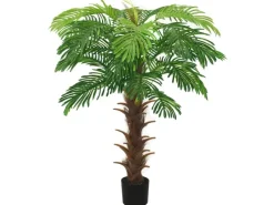 Best vidaXL Künstliche Palme Cycas mit Topf 140 cm Grün