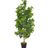 vidaXL Künstliche Pflanze Lorbeerbaum mit Topf Grün 120 cm Modell 1