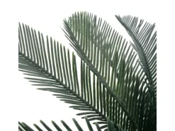 vidaXL Künstliche Pflanze Cycas-Palme mit Topf Grün 125 cm