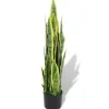 Discount vidaXL Künstliche Sansevieria Bogenhanf mit Topf 90 cm Grün