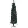 vidaXL Künstlicher Weihnachtsbaum Schlank mit Ständer 120 cm Glasfaser