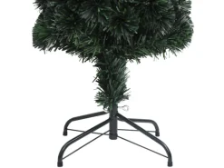 vidaXL Künstlicher Weihnachtsbaum Schlank mit Ständer 120 cm Glasfaser