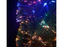 vidaXL Künstlicher Weihnachtsbaum Schlank mit Ständer 120 cm Glasfaser