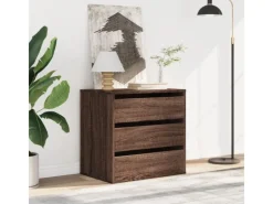 vidaXL Kommode Braun Eichen-Optik 60x41x58 cm Holzwerkstoff