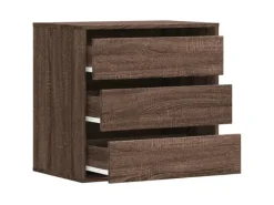 vidaXL Kommode Braun Eichen-Optik 60x41x58 cm Holzwerkstoff