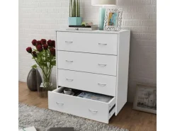 vidaXL Kommode mit 4 Schubladen 60x30,5x71 cm 242545