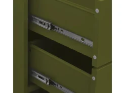 Online vidaXL Kommode Olivgrün 80x35x101,5 cm Stahl