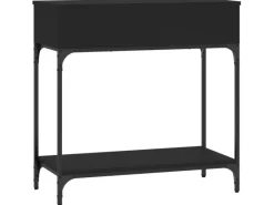 vidaXL Konsolentisch Schwarz 75x34,5x75 cm Holzwerkstoff Modell 1