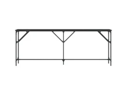 Hot vidaXL Konsolentisch Schwarz 200x29x75 cm Holzwerkstoff
