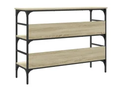 Outlet vidaXL Konsolentisch Sonoma-Eiche 100x32x75 cm Holzwerkstoff Modell 2