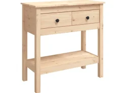 vidaXL Konsolentisch 75x35x75 cm Massivholz Kiefer