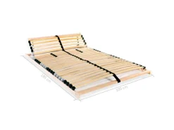 Hot vidaXL Lattenrost mit 28 Latten 7 Zonen 100 x 200 cm605882