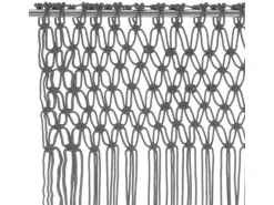 vidaXL Makramee Vorhang Anthrazit 140x240 cm Baumwolle Modell 2