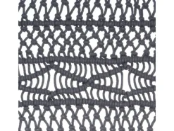 vidaXL Makramee Vorhang Anthrazit 140x240 cm Baumwolle Modell 5