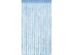 vidaXL Makramee Vorhang Blau 140x240 cm Baumwolle Modell 2