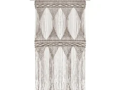 Sale vidaXL Makramee Vorhang Taupe 140x240 cm Baumwolle Modell 5