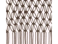 vidaXL Makramee Vorhang Taupe 140x240 cm Baumwolle Modell 4