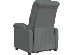 vidaXL Massagesessel Dunkelgrau Stoff Modell 32