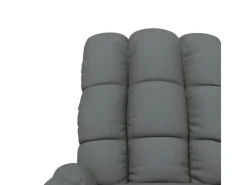 vidaXL Massagesessel Dunkelgrau Stoff Modell 32