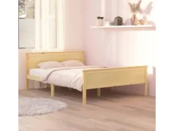 vidaXL Massivholzbett Kiefer 120x200 cm1115502