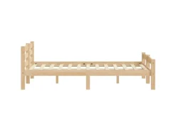 Clearance vidaXL Massivholzbett Kiefer 200x200 cm649481
