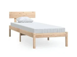 Outlet vidaXL Massivholzbett Kiefer 90x200 cm1135320