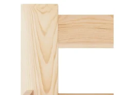 vidaXL Massivholzbett Kiefer 200x200 cm649446