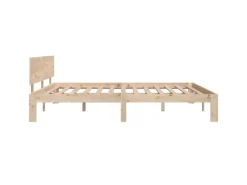 vidaXL Massivholzbett Kiefer 160x200 cm1137078