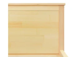 vidaXL Massivholzbett Kiefer 180x200 cm1115514