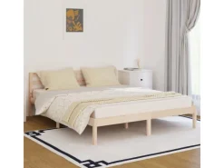vidaXL Massivholzbett Kiefer 160x200 cm1136725