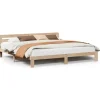Best vidaXL Massivholzbett ohne Matratze 180x200 Kiefernholz 855558