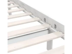 Online vidaXL Massivholzbett Weiß Kiefer 140x200 cm923543