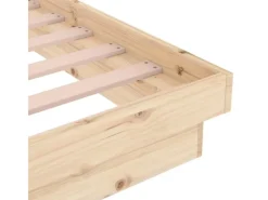 Discount vidaXL Massivholzbett 140x200 cm 819907