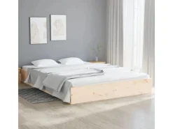 vidaXL Massivholzbett 160x200 cm1279623