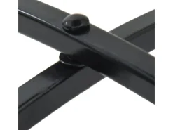 vidaXL Mosaik-Bistro-Set Terrakottarot und Weiß Eisen und Keramik 3216355