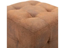 vidaXL Nachttische 2 Stk Braun 30x30x30 cm Wildleder-Optik Modell 1