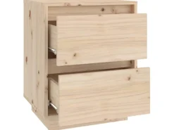 vidaXL Nachttische 2 Stk 40x35x50 cm Massivholz Kiefer