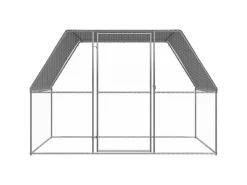 vidaXL Outdoor-Hühnerkäfig 3x2x2 m Verzinkter Stahl