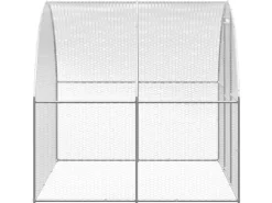 Outlet vidaXL Outdoor-Hühnerstall 3x6x2 m Verzinkter Stahl