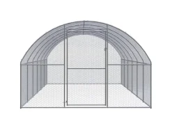 vidaXL Outdoor-Hühnerstall 3x6x2 m Verzinkter Stahl Modell 1