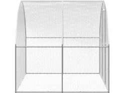 vidaXL Outdoor-Hühnerstall 3x6x2 m Verzinkter Stahl Modell 1