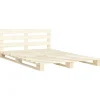 Best vidaXL Palettenbett Massivholz Kiefer 200x200 cm619014