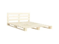 Best vidaXL Palettenbett Massivholz Kiefer 200x200 cm619014