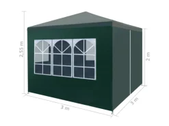 vidaXL Partyzelt 3x3 m Grün