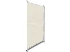 vidaXL Plissee Faltrollo Rollo Plisseerollo 100x150cm Creme