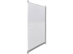 vidaXL Plissee Faltrollo Rollo Plisseerollo 40x150cm Weiß